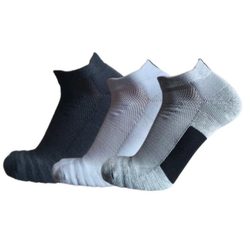1/3 Pairs Anti-slip Football Socks Men Cotton Sock Short Long Tube Soccer Basketball Sport Socks Breathable Deodorous Sock 39-45