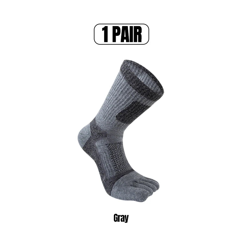 1/3/5 Pairs Toe Sport Short Socks Man Thick Compression Mesh Endurable Fitness Bike Run Outdoor Basketball Travel 5 Finger Socks